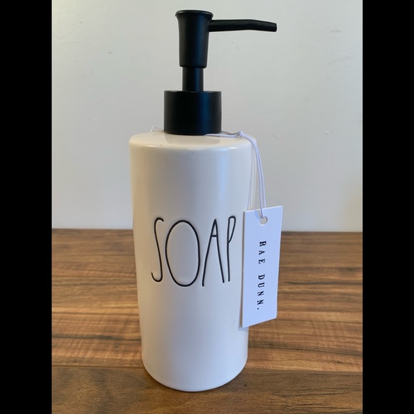 Rae Dunn ceramic SOAP dispenser